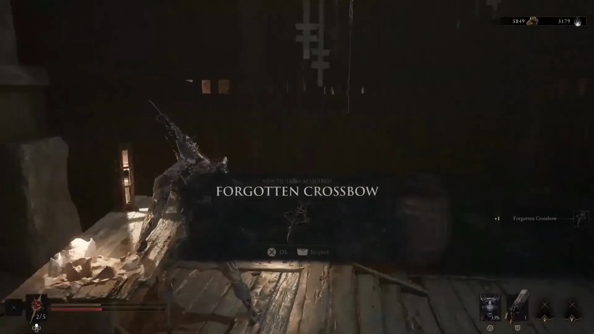 Forgotten Crossbow acquired as a new sidearm